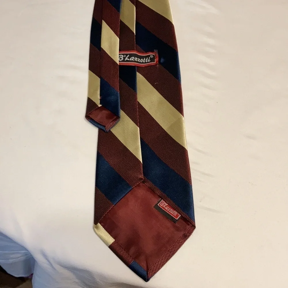 B'lazzotti blue gold tie